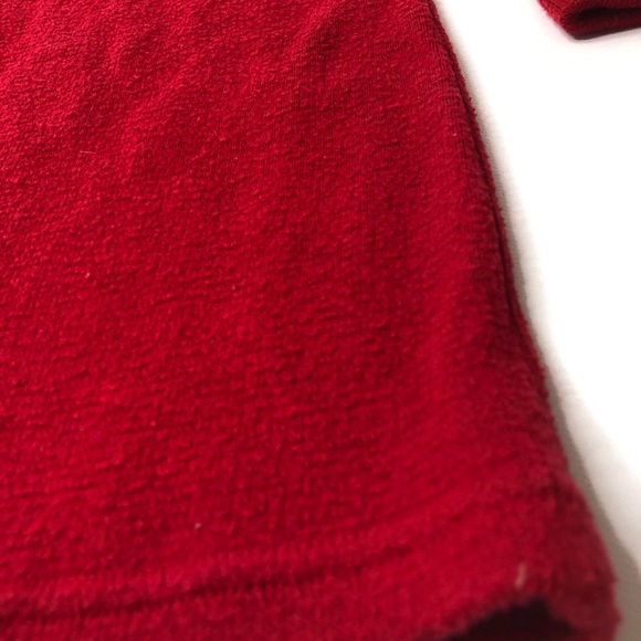 Avenue Women’s Red VNeck Sweater w/ Sequin & Beads - Picture 8 of 9